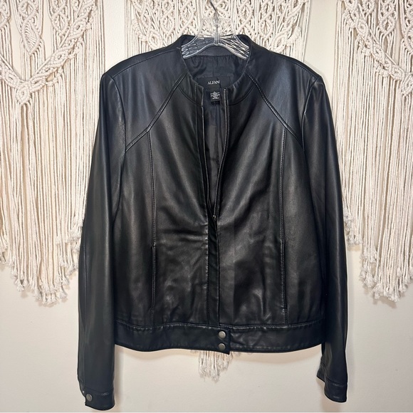 Alfani Jackets & Blazers - Alfani Women's Black Leather Jacket